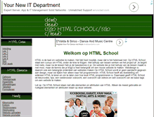 Tablet Screenshot of htmlschool.nl